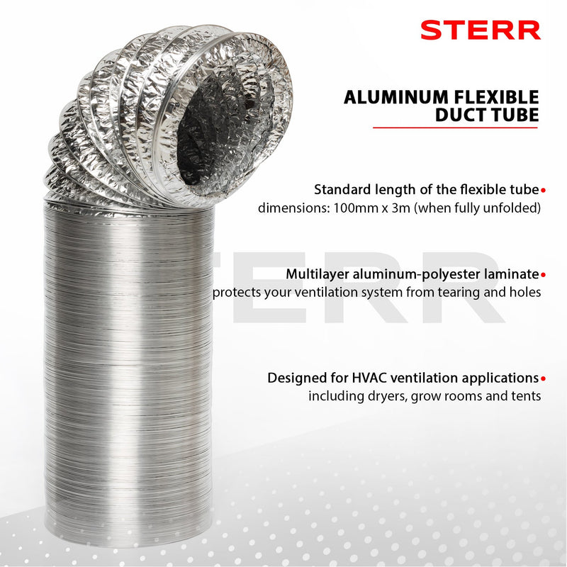Flexibler Aluminiumrohrschlauch 80 mm x 6 m - ALD080_6